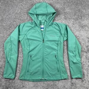 Columbia Jacket Womens Extra Small Omni Shield Zip Up Hooded Windbreaker Stretch